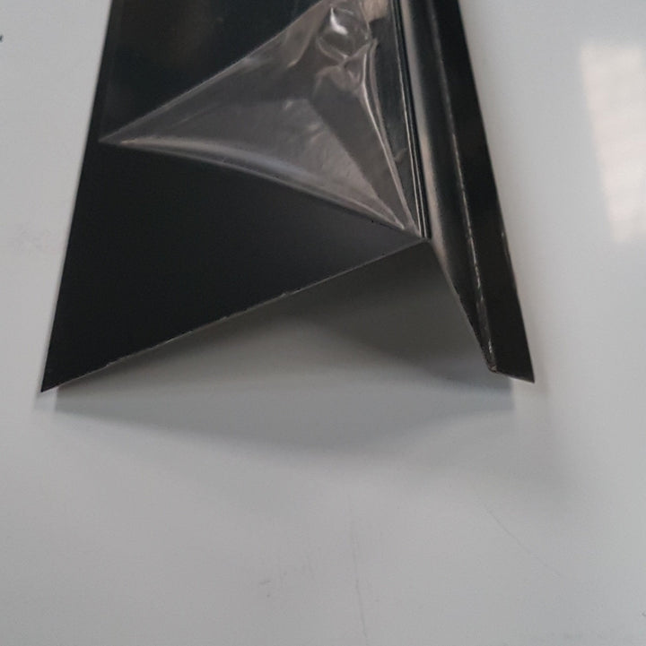 Pultdach 200 cm (2000mm) lang Aluminium anthrazitgrau RAL7016 Dachprofil 90 Grad Dichtungsblech Dach