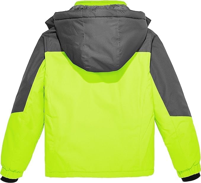 Wantdo Jungen Berg Ski Jacke Warmer Winter Fleece Mäntel Wasserdichter Atmungsaktive Jacke Outdoor K
