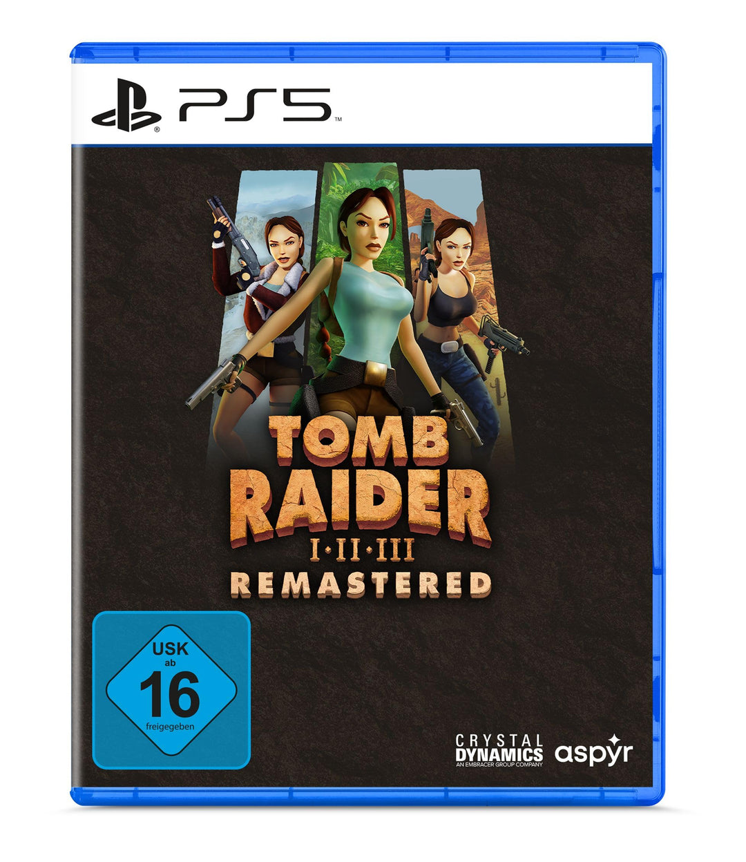Tomb Raider 1-3 Remastered Starring Lara Croft - PS5 PlayStation 5 Standard Edition, PlayStation 5 S