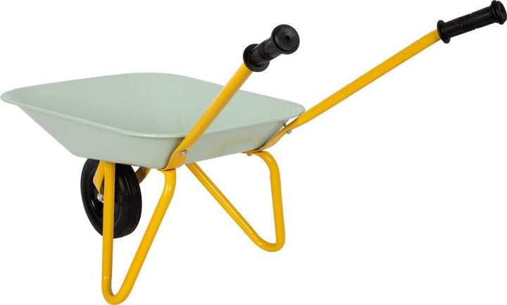 Small Foot Schubkarre „Tiny Garden“ aus Metall, kindgerechtes Outdoor-Spielzeug, Gartenspielzeug für