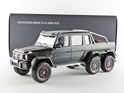 AUTOart – 76302 – Mercedes-Benz G63 6 x 6 AMG – 2013 – Echelle 1/18 – Schwarz Matt