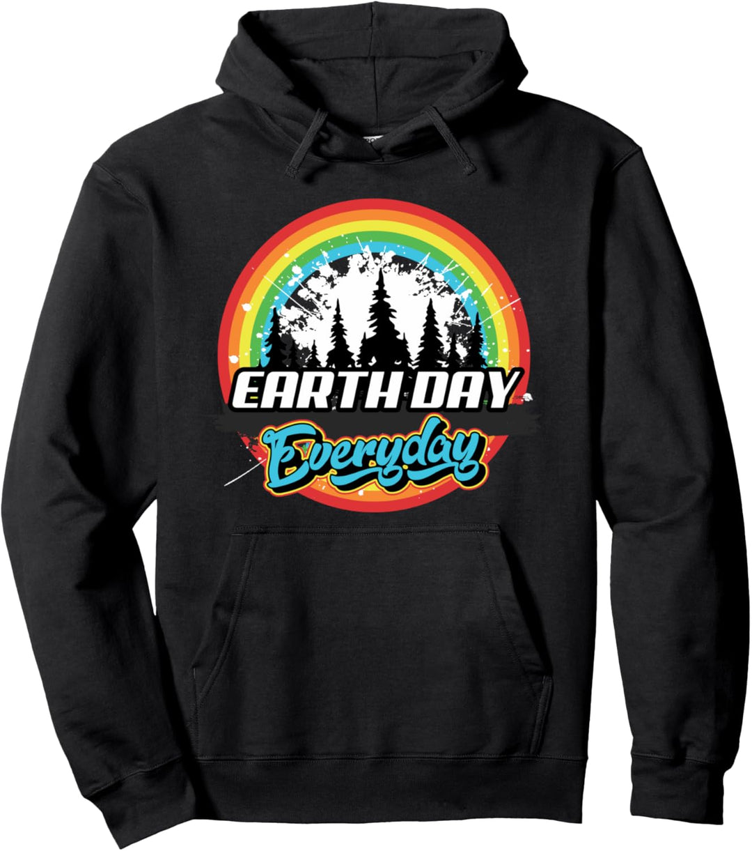 Happy Earth Day jeden Tag niedlich Vintage Recycling Lehrer Pullover Hoodie
