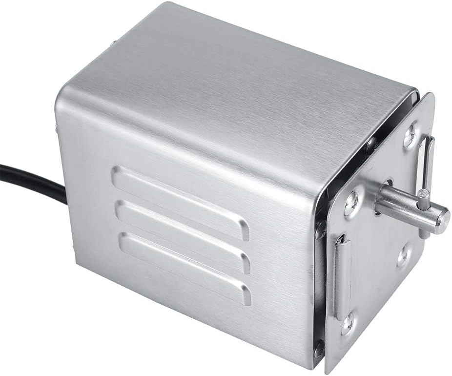 Zerodis Grillspiess Set, 50-70KGF Outdoor Rotisserie Kit Edelstahl BBQ Rotisserie Motor Elektro Roas