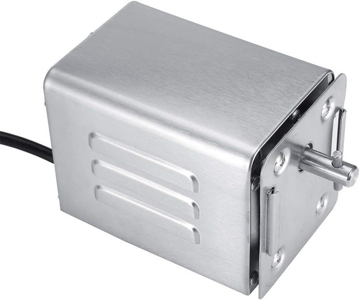 Zerodis Grillspiess Set, 50-70KGF Outdoor Rotisserie Kit Edelstahl BBQ Rotisserie Motor Elektro Roas