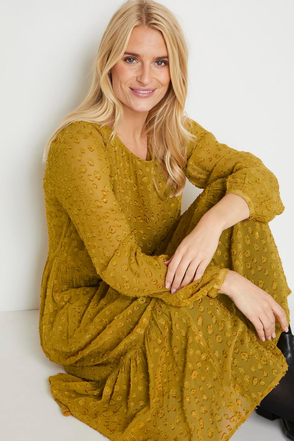 KAFFE Kleid KAclark Long Sleeve 36 Cumin, 36 Cumin
