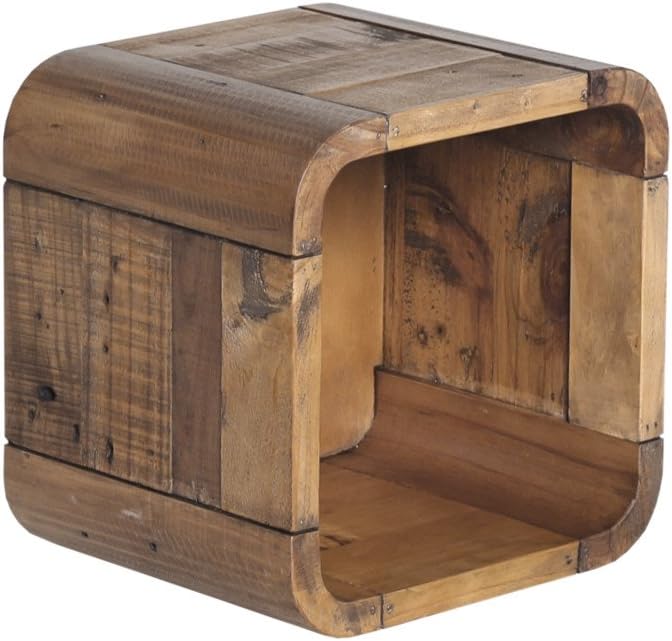 Woodkings® Badregal Dingle 30x30 Holz Pinie Natur rustikal Wandregal Regal Würfel Badmöbel Badezimme