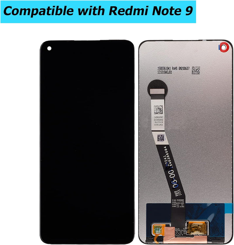 Vvsialeek Neu Ersatz LCD Display Kompatibel Für MI Redmi Note 9 M2003J15SC Ersatzteil Reparatur Anze