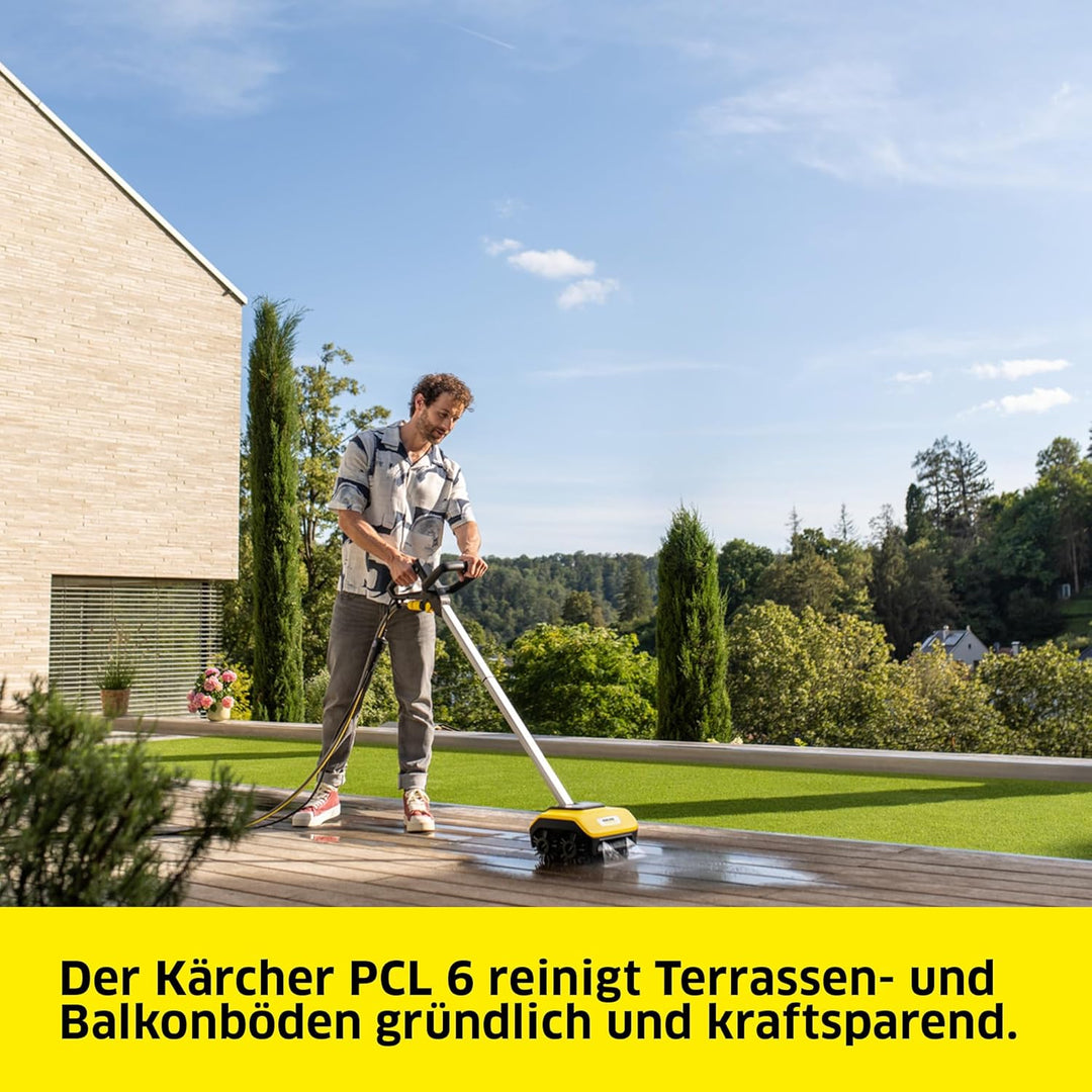 Kärcher Terrassenreiniger PCL 6, Druck: max. 10 bar, Wasserdurchfluss: max. 180 l/h, Arbeitsbreite: