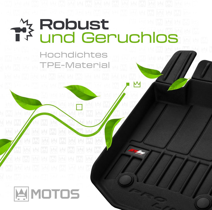 M MOTOS Gummimatten Auto Fussmatte passt für BMW 3er G20 ab 2018 Verbessern Sie Ihren Reisekomfort m