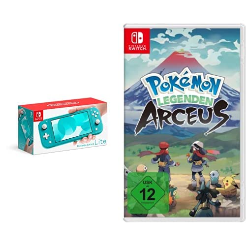 Nintendo Switch Lite, Standard, türkis-blau + Pokémon-Legenden: Arceus - [Nintendo Switch], + Pokémo