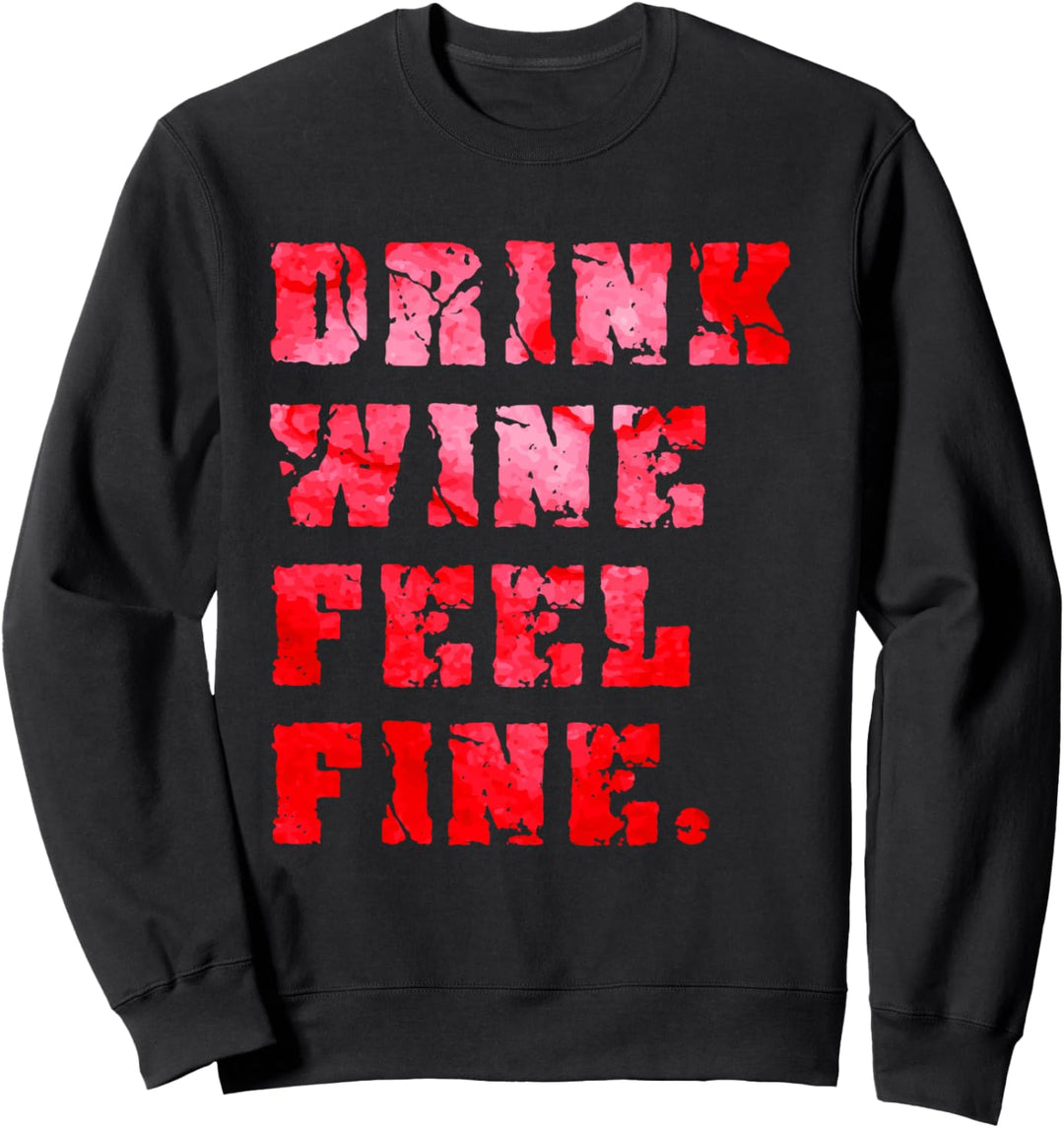 Wein Trinken Restaurant Winzer Winzer Wein Steward Kellner Sweatshirt