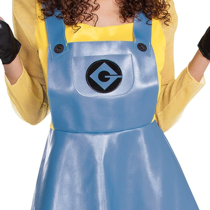 Disguise Minion Kleid Kostüm für Erwachsene, Mehrfarbig, Medium (8-10) US Mehrfarbig Medium (8-10) U