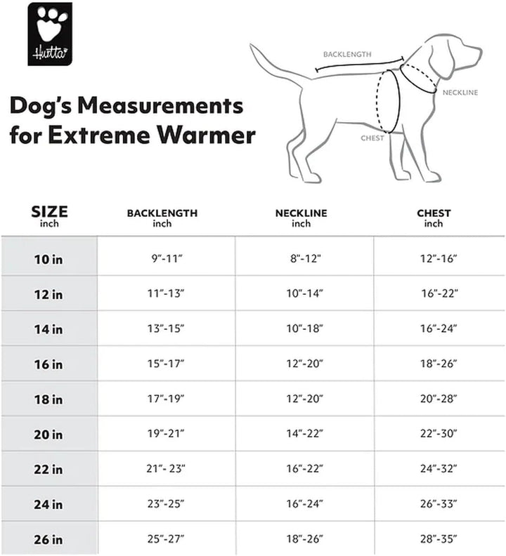 Hurtta Extreme Warmer ECO, Hundemantel, Winterjacke für Hunde, Cinnamon-Orange, 65 cm Cinnamon-Orang