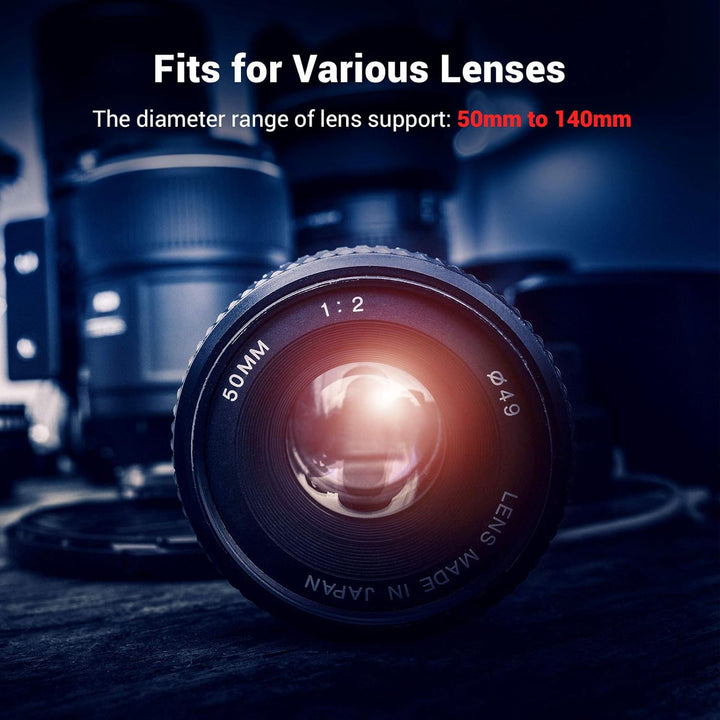 SMALLRIG Lange Linse Unterstützung mit 15mm Stangenklemme (34.5mm Höhenverstellbar) -BSL2680