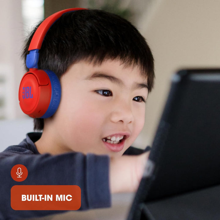 JBL JR 310 - Kinder On-Ear-Kopfhörer (rot/blau)