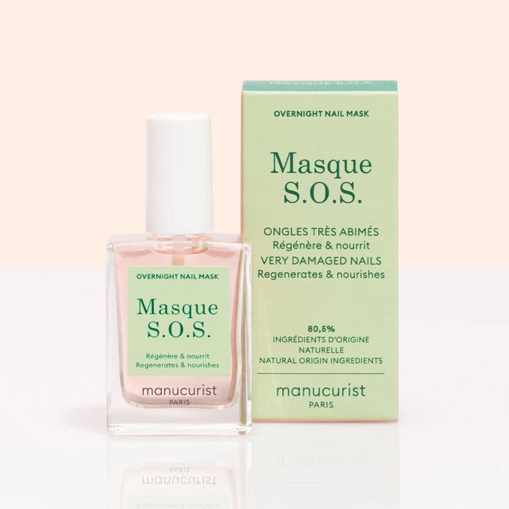 Manucurist SOS-Maske – Nagelpflege - Nachtmaske für Nägel – Nail Care Mask for Nails - Pflege beschä