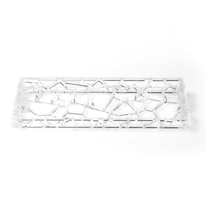 Sumgsn Mechanische Tastatur Gehäuse Transparentes Tastaturgehäuse Kompatibel mit Wooting60/HM66/Mad6