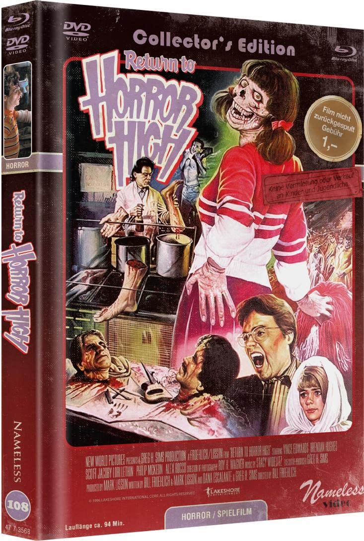 Return to Horror High - 2-Disc Mediabook ( Cover C ) - limitiert auf 333 Stück Blu-Ray + DVD, Blu-ra