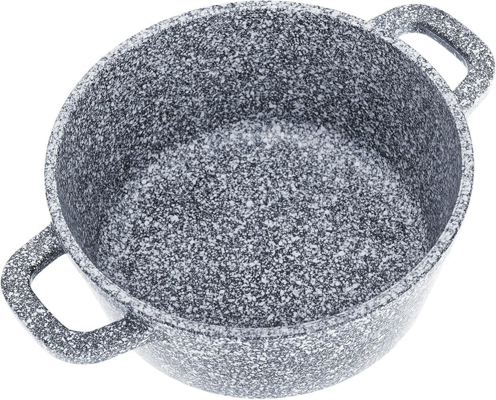 Topf mit Marmorbeschichtung Kochtopf Töpf GARNEK MARMUROWY Ø16cm, Ø16cm