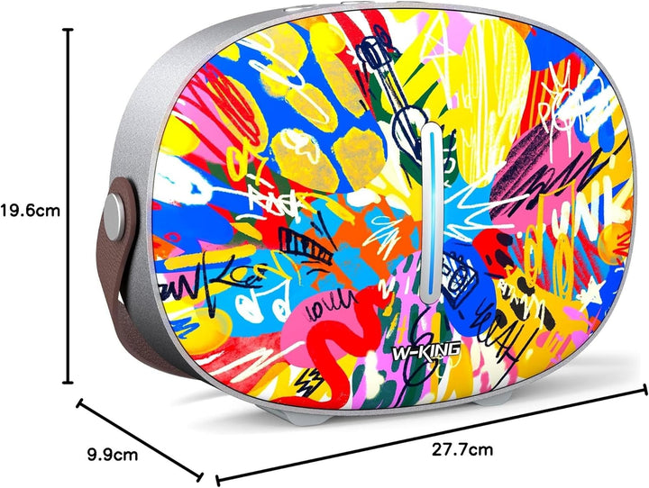 W-KING Bluetooth Lautsprecher Musikbox Bluetooth Box Gross, T8II 96W Peak Party Boom Box Lautspreche