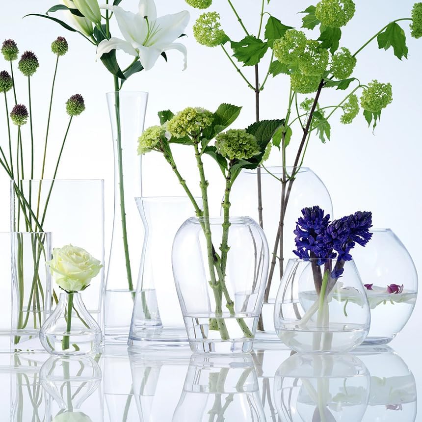 LSA Flower Runde Bouquet Vase H22cm Klar Bouquet H22cm, Bouquet H22cm