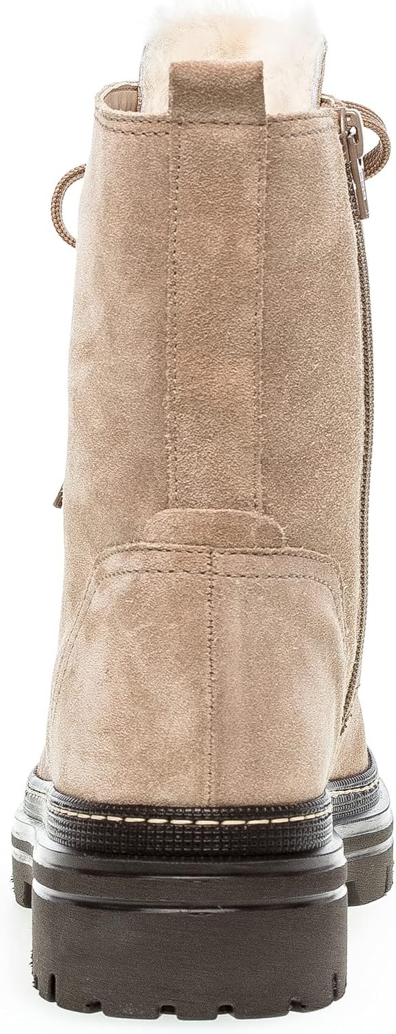 Gabor Damen Combat Boots, Frauen Biker- und Combat Boots 37.5 EU Beige Desert, 37.5 EU Beige Desert