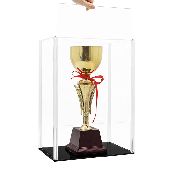 Tingacraft Acryl Vitrine Gross (28,5 x 18,5 x 40 cm) Schaukasten für Figur 28,5x18,5x40 cm, 28,5x18,