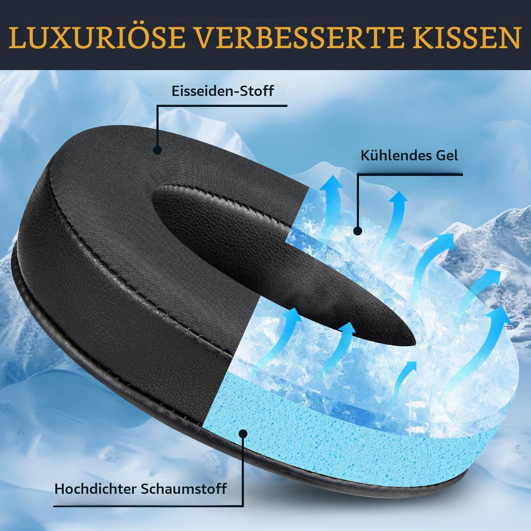SOULWIT Kühlgel Ersatzpolster Ersatz Ohrpolster für Sony WH-1000XM4 (WH1000XM4) Kopfhörer, Ohrpolste