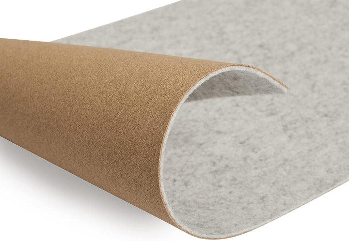 OAKYWOOD Schreibunterlage in 2 Grössen, M (30 x 62 x 0,3 cm), L (30 x 90 x 0,3 cm), aus Merion-Wollf