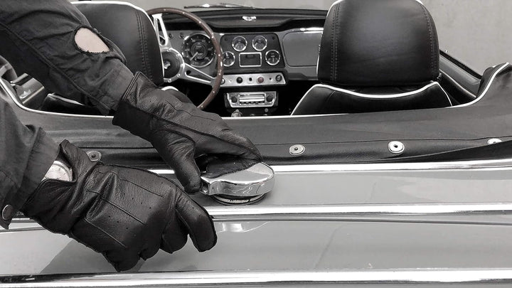 PEARLWOOD Herren Lederhandschuhe Triumph für Autofahrer aus Ziegenleder L (9.5) Hazel (340), L (9.5)