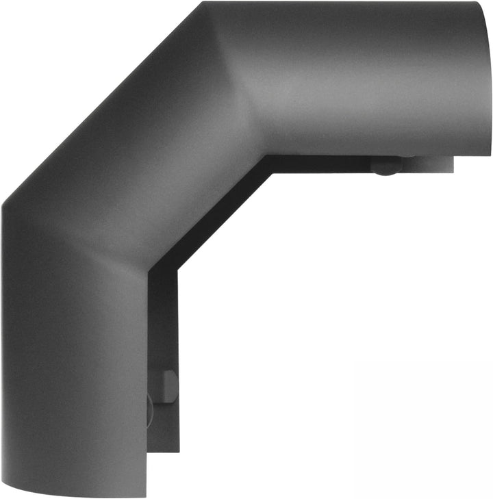 raik SH095-120-gg Raik Rauchrohrbogen/Ofenrohr 120mm - Thermoschild 90° gussgrau