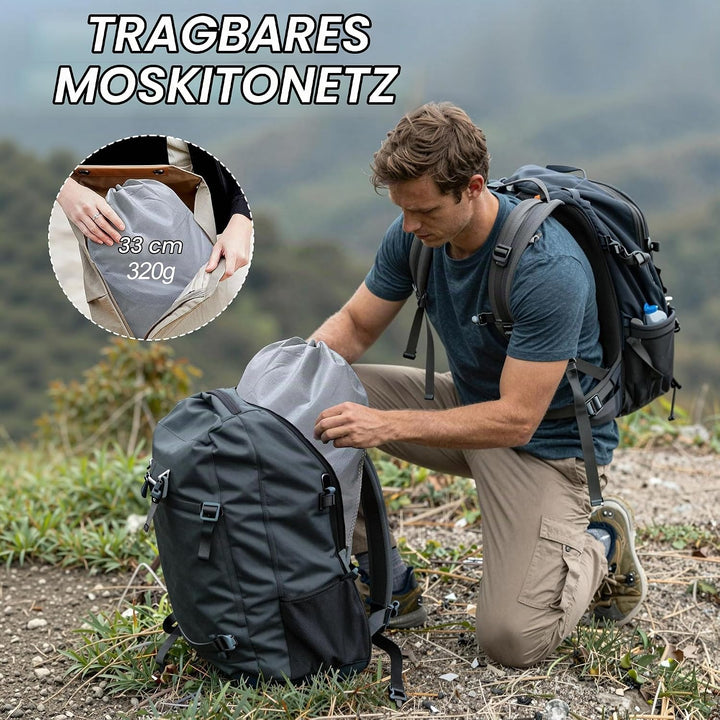 YADODO Moskitonetz Bett Reise Faltbar Pop up Mückennetz Bett 90X 200x 60cm Mücken Mosquito Netz Bett
