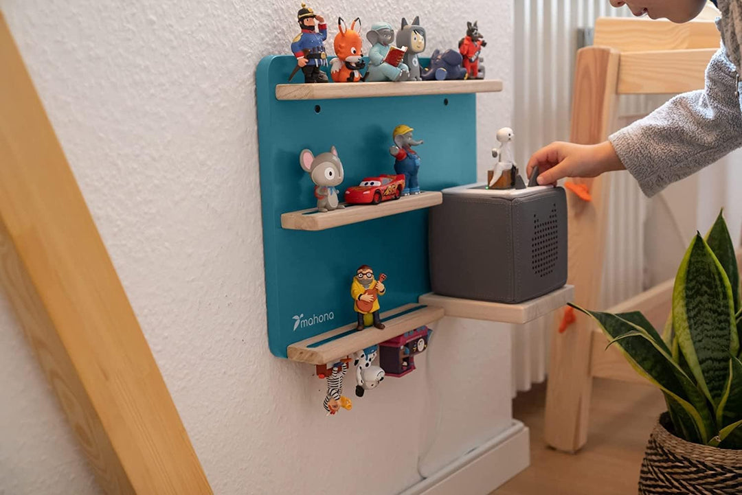 mahona Tonie Regal - kompatibel mit Toniebox & Tonie Figuren Aufbewahrung - Platz für bis zu 27 Figu