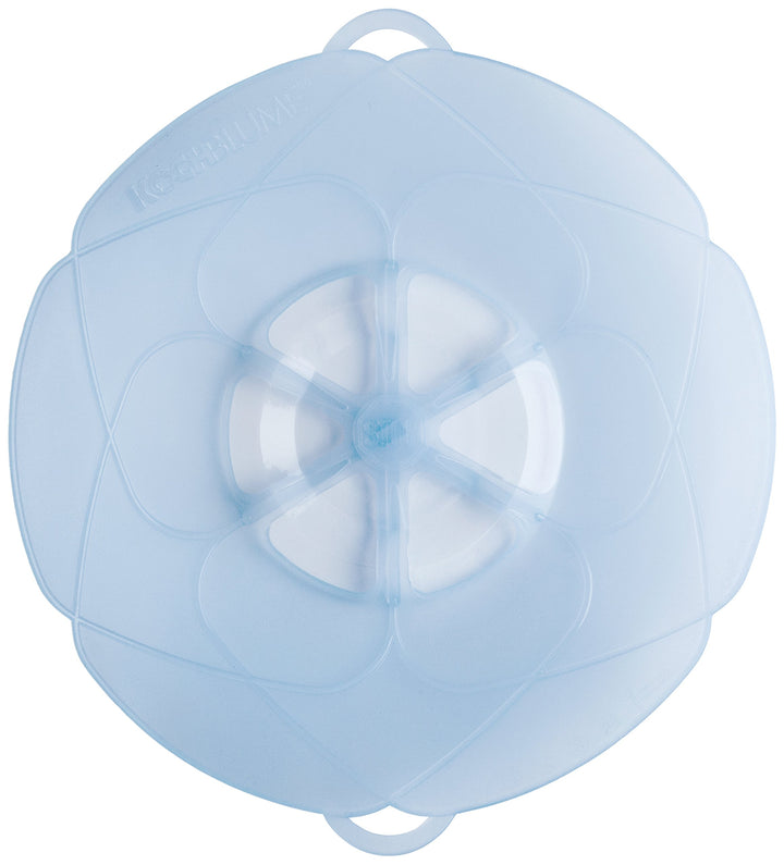 Kochblume das Original, Silikon Überkochschutz für Töpfe und Pfannen, Mikrowellen-Deckel, Spritzschu