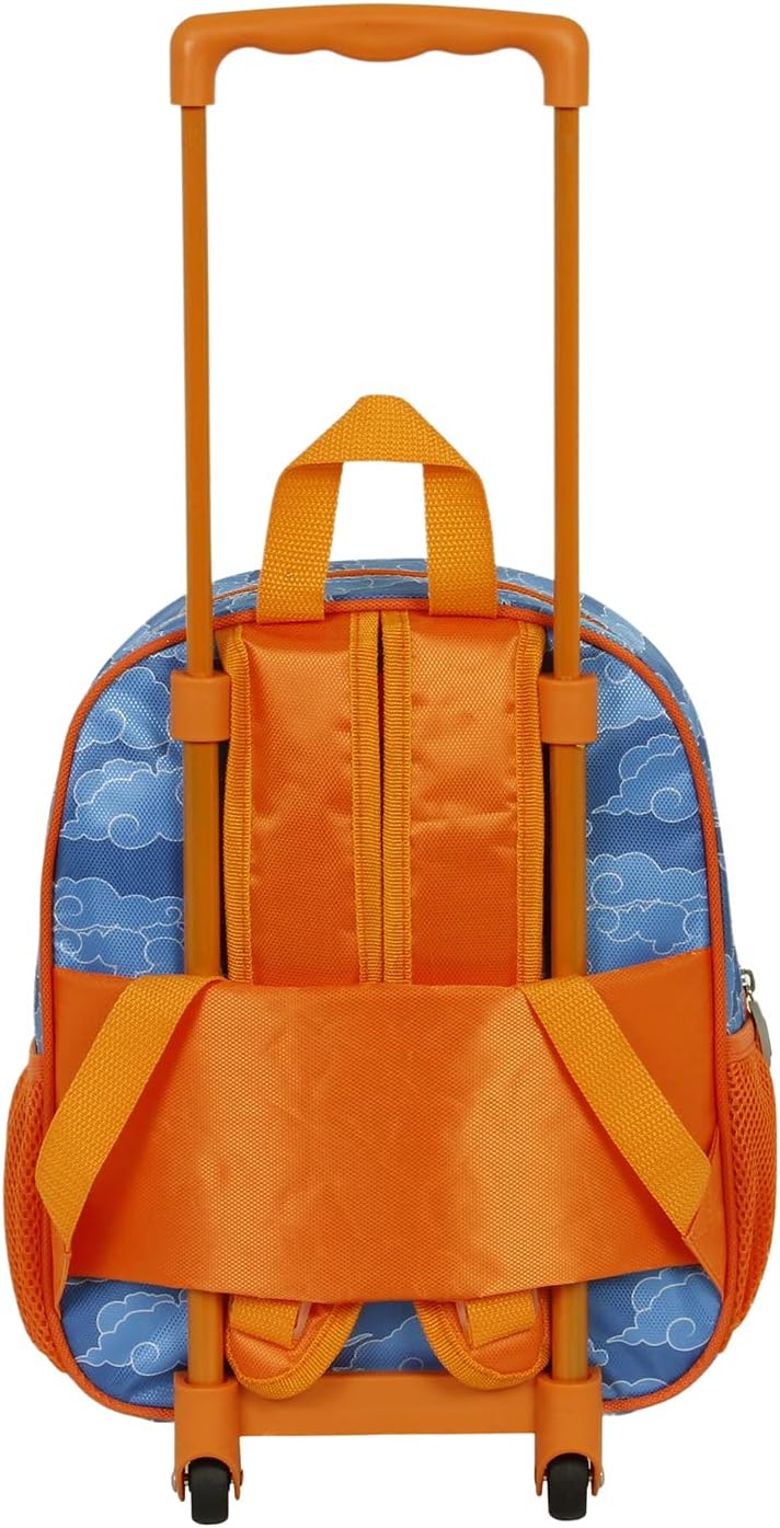 Naruto Ramen-Kleiner 3D Rucksack mit Rädern, Blau