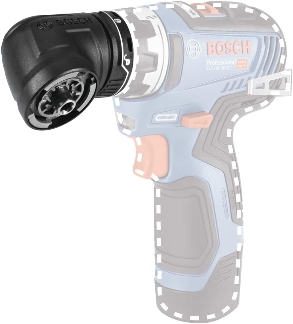 Bosch Professional 12V System Akku Bohrschrauber GSR 12V-35 FC - FlexiClick System (inkl. 4 x Aufsat