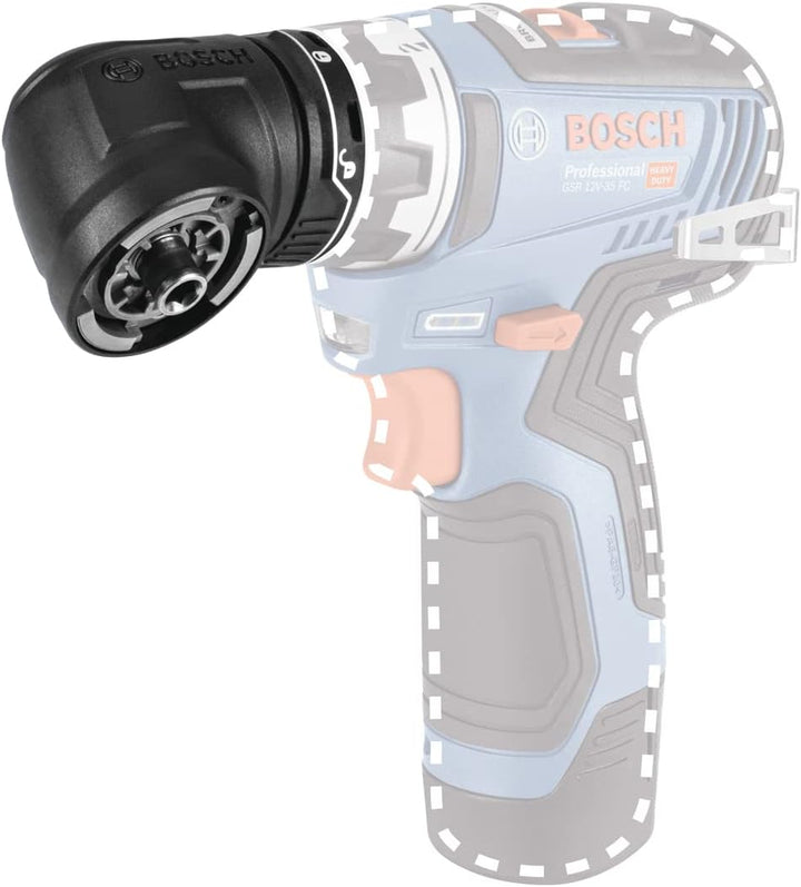 Bosch Professional 12V System Akku Bohrschrauber GSR 12V-35 FC - FlexiClick System (inkl. 4 x Aufsat