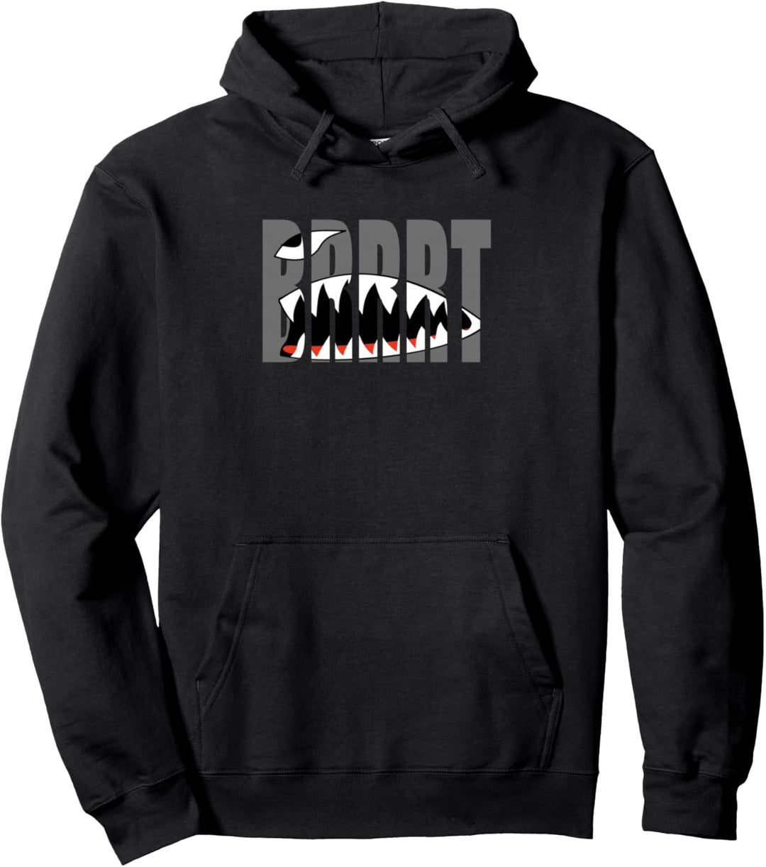 Fairchild A10 A-10 Thunderbolt Warthog Brrt Shark Mouth Pullover Hoodie