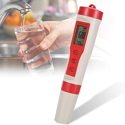 PH Messgerä Digitale PH Meter 4 in 1 Multifunktionale PH/EC/TDS/TEMP Meter Digitaler Wasserqualitäts