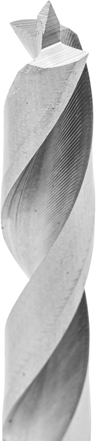 ENT 50080 Holzbohrer Ø 8,0 mm im 3er-Pack, HSS-G mit Zentrierspitze und Vorschneider, Nutzlänge 73 m