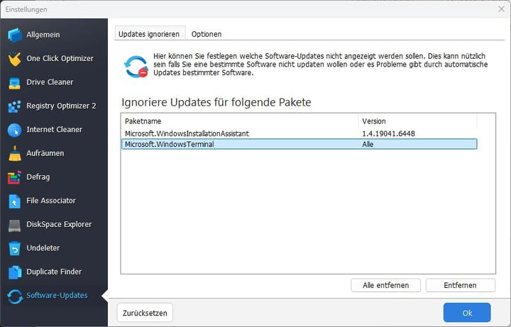 WinOptimizer 27 - 3 USER Lizenz - Tuning für Windows 11 10 8.1 8 7 - unbegrenzte Laufzeit