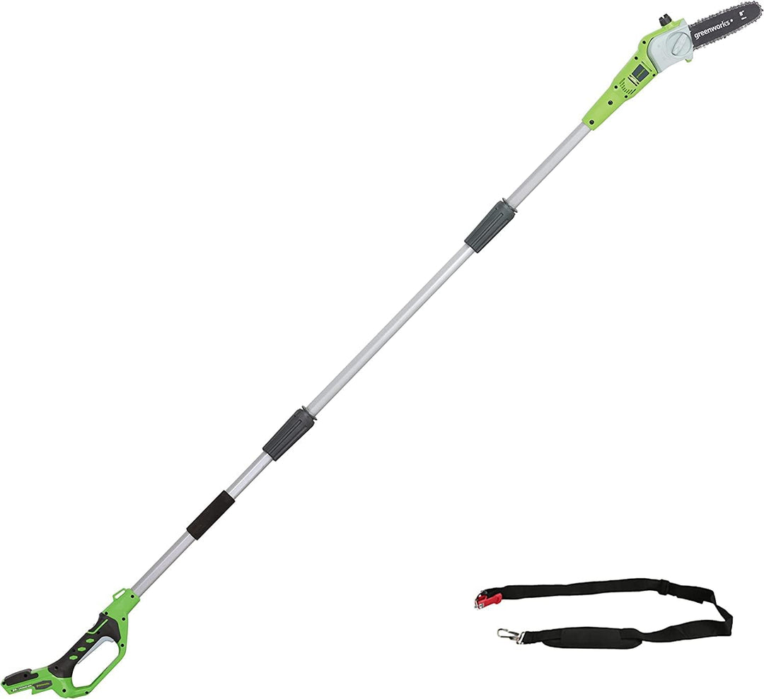 Greenworks G24PS20 Akku Hochentaster,20 cm Schenkellänge, 6,7 m/s Kettengeschwindigkeit, 3,2 kg, aut