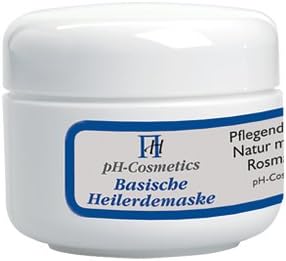 Heilerdemaske, basisch, pH 7, 5, basische Maske aus Heilerde, Gesichtsmaske zur Reinigung, ph-Cosmet