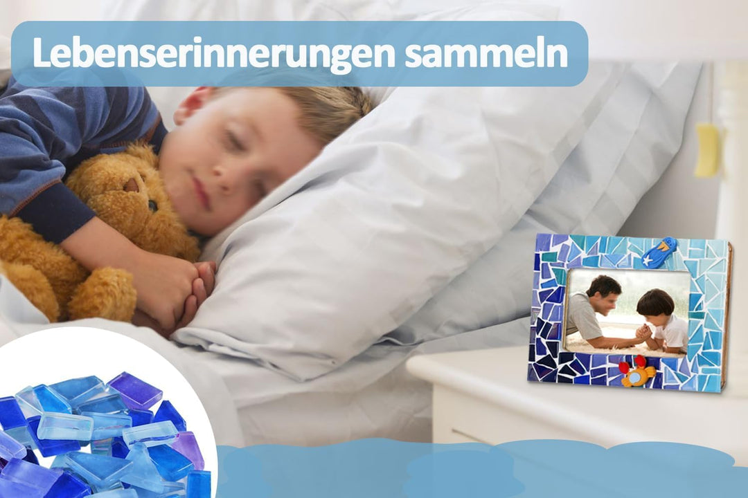 AiYoYo DIY Fotorahmen Bastelset Geschenke für Erwachsene Mosaik Bilderrahmen Kreatives Basteln Gebur