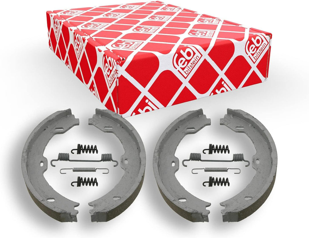febi bilstein 23195 Bremsbackensatz für Feststellbremse, mit Anbaumaterial , 1 Stück