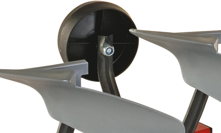 Rolly Toys Pflug S2612386 (Rollyscraper, grosser stabiler Dreifurchenpflug für Traktoren, rot) 12386