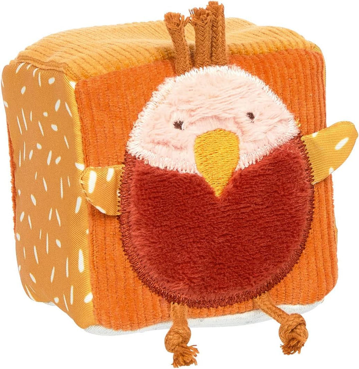 sigikid 43226 Babyspielzeug Stoffwürfel, Mehrfarbig/Würfel-Set, Mehrfarbig/Würfel-set