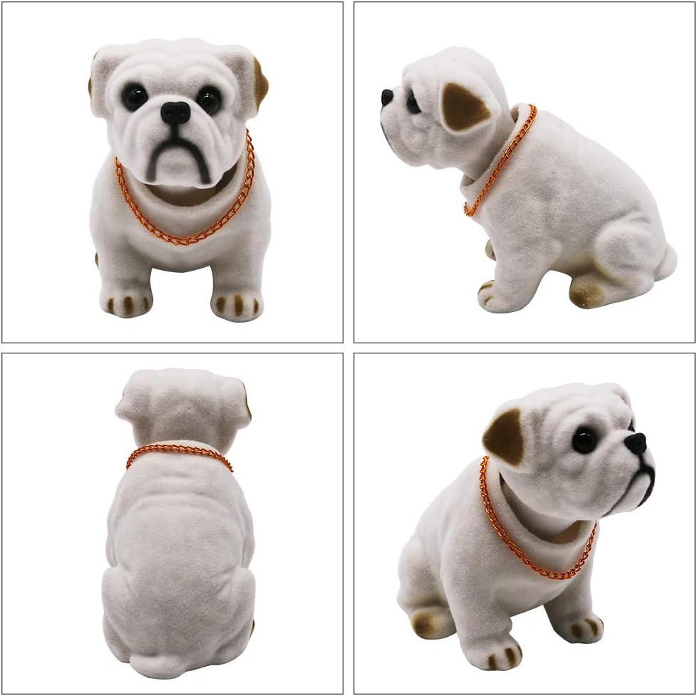 MonLiya Nette Nicken Schütteln Kopf Hund Verzierungen Wackelhund Auto-Innendekoration Ornament Statu