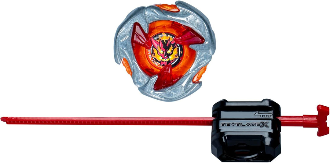 Beyblade X Hammer Incendio 3-70H UX Starter Pack Set mit Balance-Typ Top und Launcher; Authentische