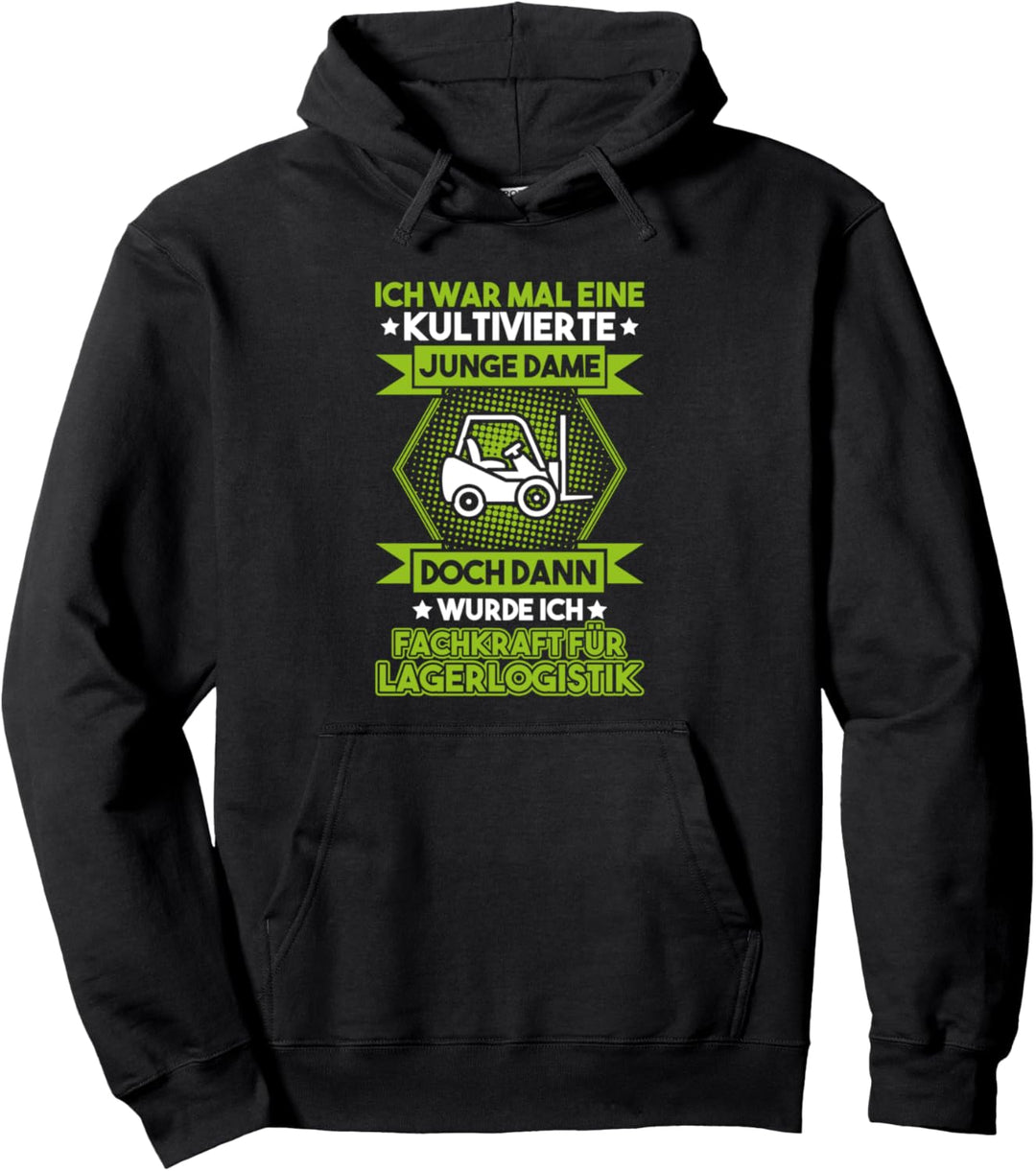 Kultivierte Junge Dame Fachkraft für Lagerlogistik Pullover Hoodie